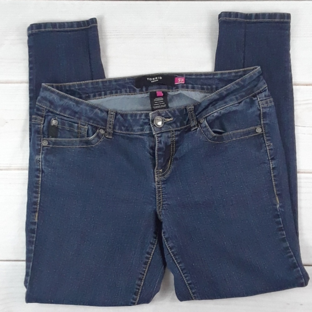 Torrid Women's Skinny Jeans - Dark Blue